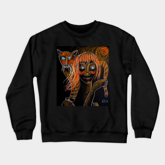 GIDDY HEADED Crewneck Sweatshirt by Eli7